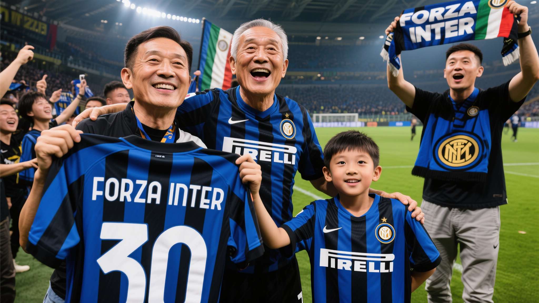 国际米兰现役球员 每一次赛事结束,无数国外国内社交平台都充满“FORZA INTER”的呐喊。不只